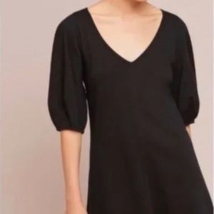 Black Anthropologie Dress Velvet by Graham and Spencer
